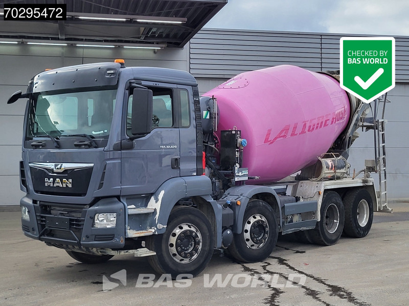 MAN TGS 32.430 8X4 9m3 Stetter Steelsuspension Euro 6 - Betonbil: billede 1 MAN TGS 32.430 8X4 9m3 Stetter Steelsuspension Euro 6 - Betonbil: billede 1
