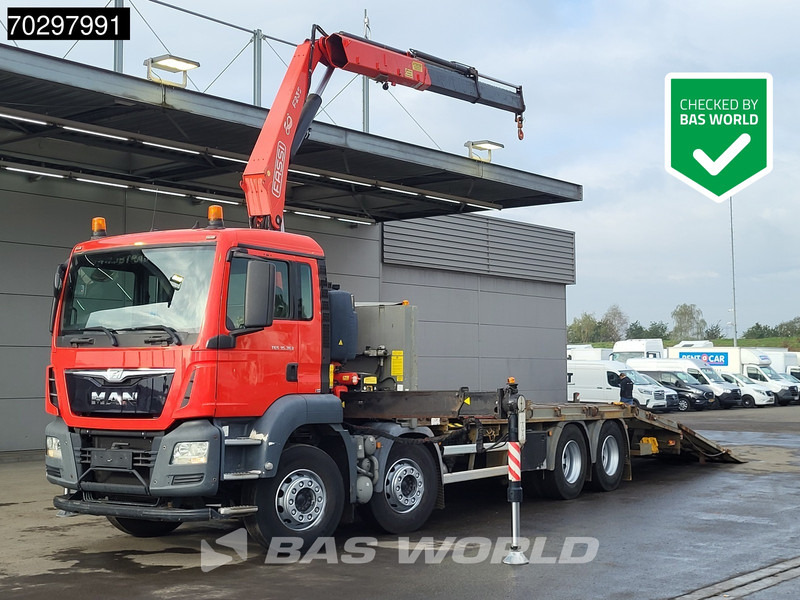 MAN TGS 35.360 TGS 8X2 Fassi F235A.0.22 Crane Kran Winch Hydraulic ramp Lift-Axle Navi Euro 6 - Lastbil med lad, Lastbil med kran: billede 1 MAN TGS 35.360 TGS 8X2 Fassi F235A.0.22 Crane Kran Winch Hydraulic ramp Lift-Axle Navi Euro 6 - Lastbil med lad, Lastbil med kran: billede 1