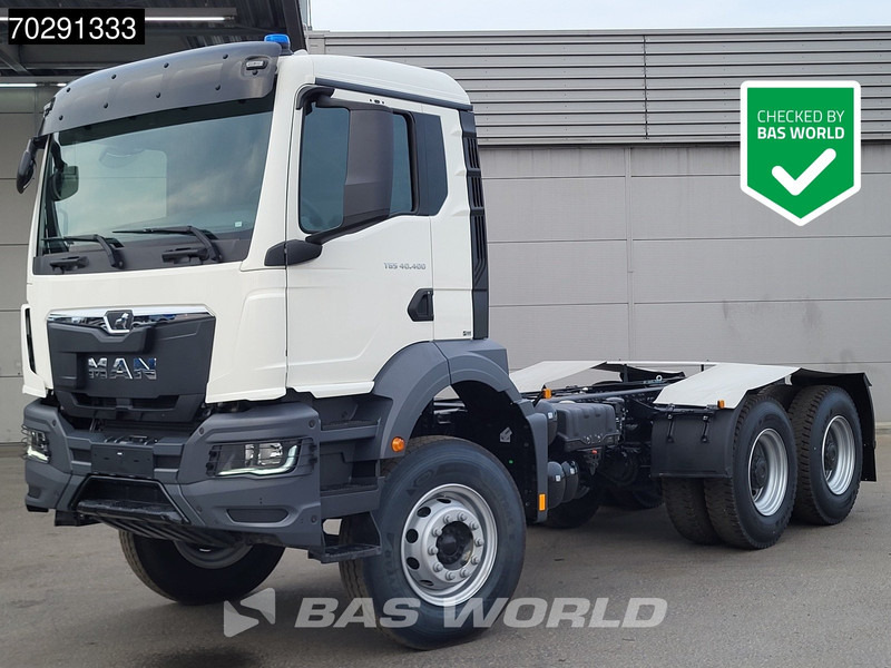 MAN TGS 40.400 6X4 NEW 6x4 chassis PTO Preparation Steelsuspension Big-Axle Automatic Euro 2 - Lastbil chassis: billede 1 MAN TGS 40.400 6X4 NEW 6x4 chassis PTO Preparation Steelsuspension Big-Axle Automatic Euro 2 - Lastbil chassis: billede 1