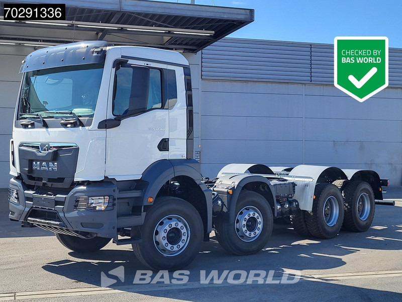 MAN TGS 41.400 8X4 New! Steelsuspension Big-Axle Manual Euro 2 - Lastbil chassis: billede 1 MAN TGS 41.400 8X4 New! Steelsuspension Big-Axle Manual Euro 2 - Lastbil chassis: billede 1