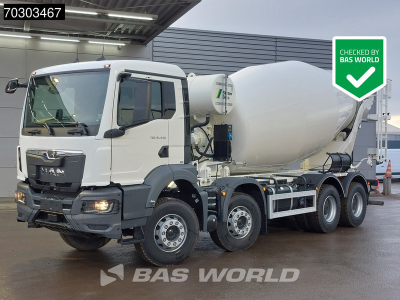 MAN TGS 41.440 8X4 NEW! 12m3 Stetter Mixer Big-Axle Steelsuspension Automatic Euro 6 - Betonbil: billede 1 MAN TGS 41.440 8X4 NEW! 12m3 Stetter Mixer Big-Axle Steelsuspension Automatic Euro 6 - Betonbil: billede 1