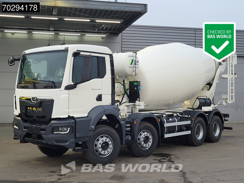 MAN TGS 41.440 8X4 NEW! 12m3 Stetter concrete mixer Big-Axle Steelsuspension Euro 6 - Betonbil: billede 1 MAN TGS 41.440 8X4 NEW! 12m3 Stetter concrete mixer Big-Axle Steelsuspension Euro 6 - Betonbil: billede 1