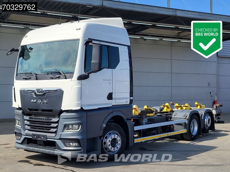 MAN TGX 26.470 6X2 BDF Full Air Retarder Lift+Steering Axle Euro 6 - Containerbil/ Veksellad lastbil: billede 1 MAN TGX 26.470 6X2 BDF Full Air Retarder Lift+Steering Axle Euro 6 - Containerbil/ Veksellad lastbil: billede 1