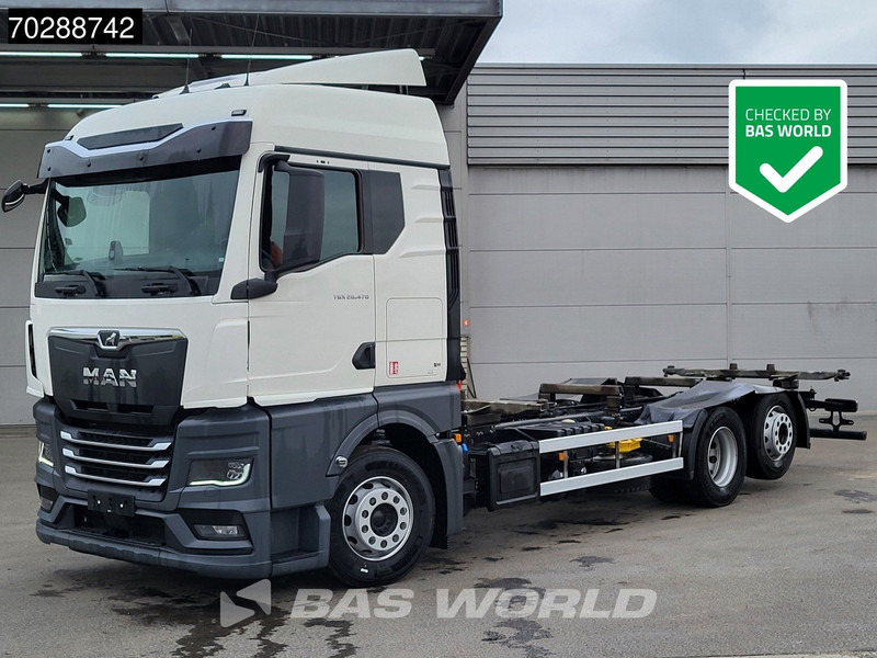 MAN TGX 26.470 6X2 Retarder BDF Standairco Lift-Axle Automatic LED Euro 6 - Containerbil/ Veksellad lastbil: billede 1 MAN TGX 26.470 6X2 Retarder BDF Standairco Lift-Axle Automatic LED Euro 6 - Containerbil/ Veksellad lastbil: billede 1