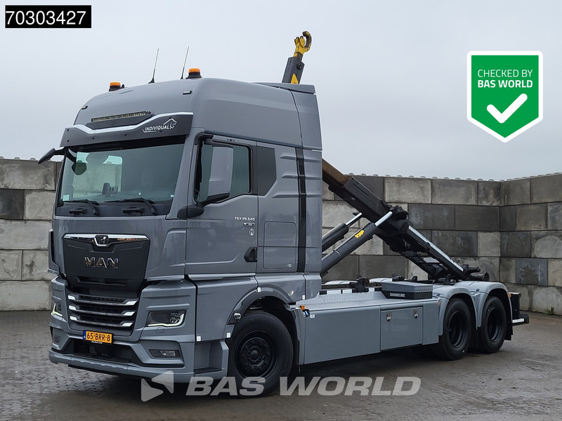 MAN TGX 28.640 TGX 6X2 NL-Truck APK Hyva 26-60-S containersystem Lift-axle Automatic Euro 6 - Lastbil kroghejs: billede 1 MAN TGX 28.640 TGX 6X2 NL-Truck APK Hyva 26-60-S containersystem Lift-axle Automatic Euro 6 - Lastbil kroghejs: billede 1