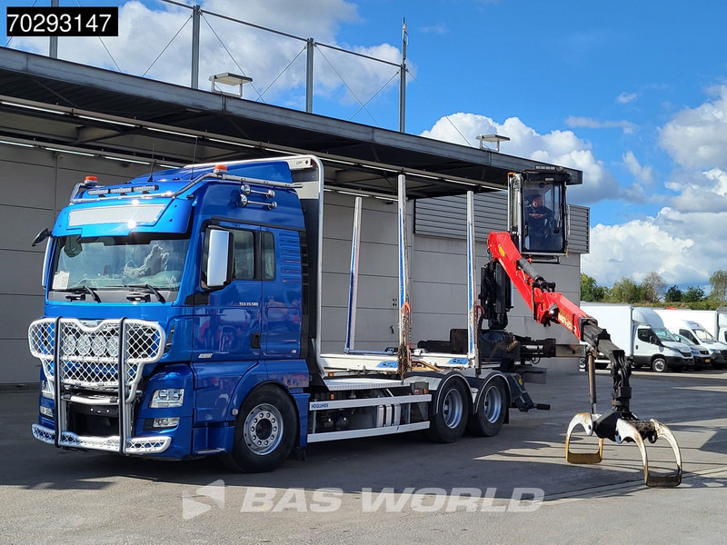 MAN TGX 33.580 TGX 6X4 Palfinger Epsilon Wood crane Holztransport Retarder Navi Xenon Euro 6 - Tømmerbil, Lastbil med kran: billede 5 MAN TGX 33.580 TGX 6X4 Palfinger Epsilon Wood crane Holztransport Retarder Navi Xenon Euro 6 - Tømmerbil, Lastbil med kran: billede 5