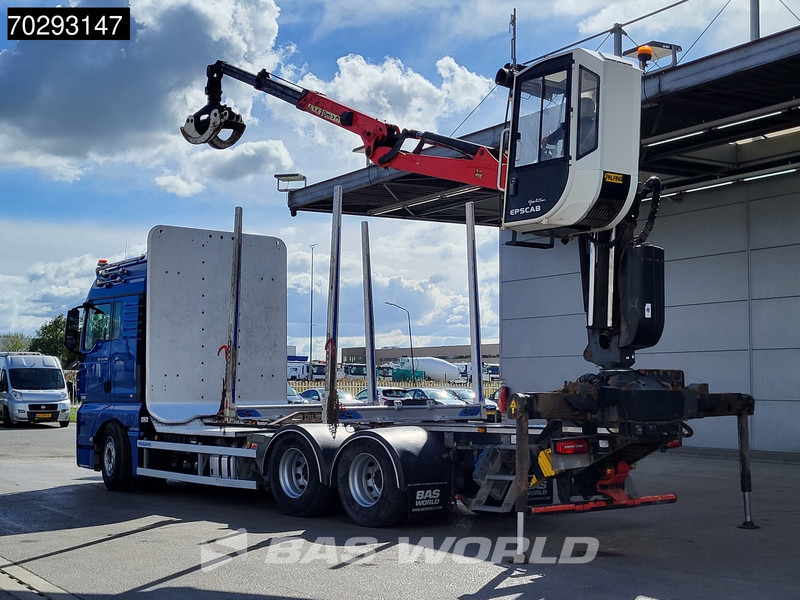 MAN TGX 33.580 TGX 6X4 Palfinger Epsilon Wood crane Holztransport Retarder Navi Xenon Euro 6 - Tømmerbil, Lastbil med kran: billede 2 MAN TGX 33.580 TGX 6X4 Palfinger Epsilon Wood crane Holztransport Retarder Navi Xenon Euro 6 - Tømmerbil, Lastbil med kran: billede 2