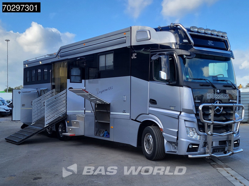 Mercedes-Benz Actros 2551 6X2 Pferdetransport Horse truck + Living Standairco Navi ACC Automatic Euro 6 - Hestetransporter: billede 3 Mercedes-Benz Actros 2551 6X2 Pferdetransport Horse truck + Living Standairco Navi ACC Automatic Euro 6 - Hestetransporter: billede 3