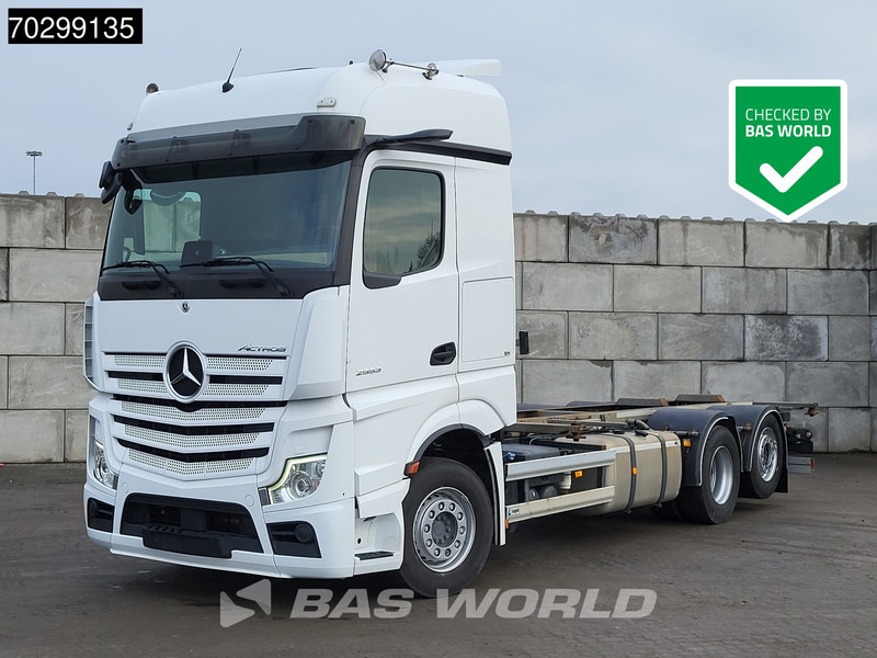 Mercedes-Benz Actros 2553 Actros 6X2 Full Air Retarder Lift Axle Euro 6 - Containerbil/ Veksellad lastbil: billede 1 Mercedes-Benz Actros 2553 Actros 6X2 Full Air Retarder Lift Axle Euro 6 - Containerbil/ Veksellad lastbil: billede 1