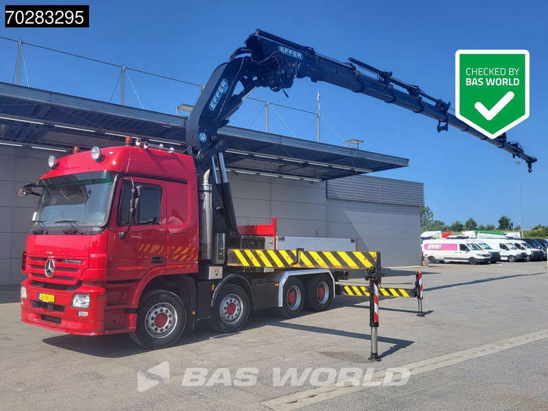 Mercedes-Benz Actros 2648 850 8X4 Effer 850/9S Kran Fifth wheel Big-Axle Automatic Euro 5 - Lastbil med lad, Lastbil med kran: billede 1 Mercedes-Benz Actros 2648 850 8X4 Effer 850/9S Kran Fifth wheel Big-Axle Automatic Euro 5 - Lastbil med lad, Lastbil med kran: billede 1