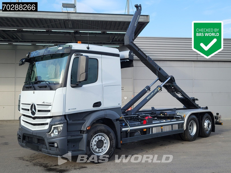 Mercedes-Benz Actros 2745 6X2 New! Meiller RS21.70 Abrollkipper Retarder Lift-Lenk Asche Navi Automatic - Lastbil kroghejs: billede 1 Mercedes-Benz Actros 2745 6X2 New! Meiller RS21.70 Abrollkipper Retarder Lift-Lenk Asche Navi Automatic - Lastbil kroghejs: billede 1