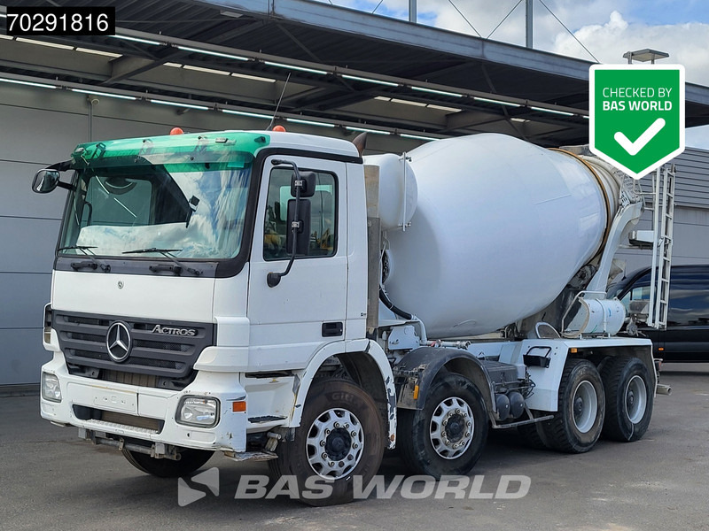 Mercedes-Benz Actros 3236 8X4 9M3 Stetter Mixer Big-Axle 3-Pedals Steelsuspension Euro 3 - Betonbil: billede 1 Mercedes-Benz Actros 3236 8X4 9M3 Stetter Mixer Big-Axle 3-Pedals Steelsuspension Euro 3 - Betonbil: billede 1