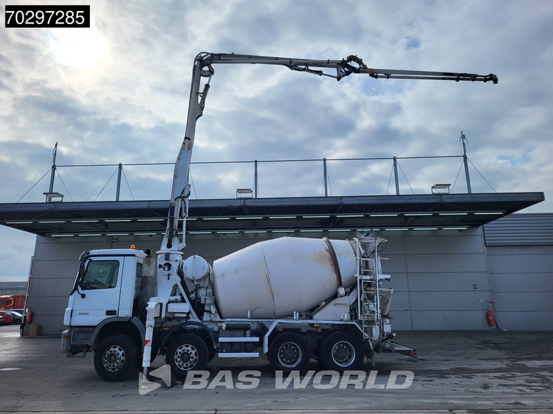 Mercedes-Benz Actros 3241 8X4 7m3 Putzmeister Mixer Big-Axle Steelsuspension Automatic Pompe+Mixer Euro 3 - Betonpumpe: billede 2 Mercedes-Benz Actros 3241 8X4 7m3 Putzmeister Mixer Big-Axle Steelsuspension Automatic Pompe+Mixer Euro 3 - Betonpumpe: billede 2