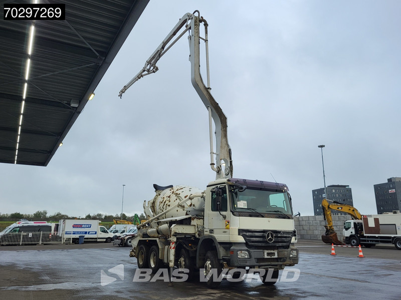 Mercedes-Benz Actros 3241 8X4 7m3 Putzmeister Mixer Big-Axle Steelsuspension Automatic Pompe+Mixer Euro 4 - Betonpumpe: billede 3 Mercedes-Benz Actros 3241 8X4 7m3 Putzmeister Mixer Big-Axle Steelsuspension Automatic Pompe+Mixer Euro 4 - Betonpumpe: billede 3