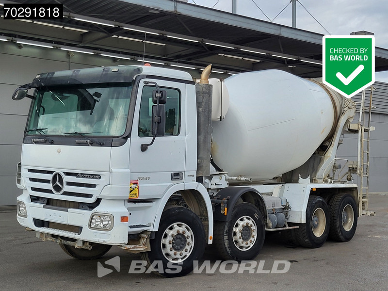Mercedes-Benz Actros 3241 8X4 9m3 Stetter Steelsuspension 3-Pedals Retarder Euro 4 - Betonbil: billede 1 Mercedes-Benz Actros 3241 8X4 9m3 Stetter Steelsuspension 3-Pedals Retarder Euro 4 - Betonbil: billede 1