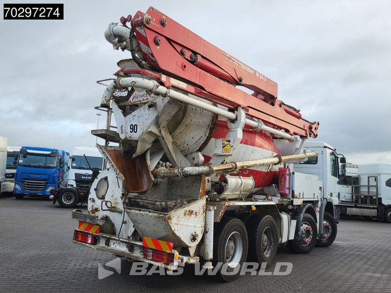 Mercedes-Benz Actros 3241 8X4 Putzmeister M24-3 Pump + 9m3 LIEBHERR Mixer Steelsuspension 3-Pedals Euro 4 - Betonpumpe: billede 5 Mercedes-Benz Actros 3241 8X4 Putzmeister M24-3 Pump + 9m3 LIEBHERR Mixer Steelsuspension 3-Pedals Euro 4 - Betonpumpe: billede 5