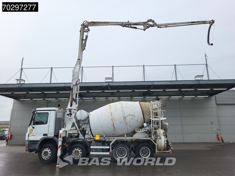 Mercedes-Benz Actros 3241 8X4 Putzmeister TMM 21-3 PUMI 7m3 Liebherr Big-Axle 3-Pedals Euro 4 - Betonpumpe: billede 5 Mercedes-Benz Actros 3241 8X4 Putzmeister TMM 21-3 PUMI 7m3 Liebherr Big-Axle 3-Pedals Euro 4 - Betonpumpe: billede 5