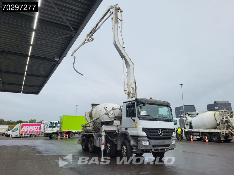 Mercedes-Benz Actros 3241 8X4 Putzmeister TMM 21-3 PUMI 7m3 Liebherr Big-Axle 3-Pedals Euro 4 - Betonpumpe: billede 3 Mercedes-Benz Actros 3241 8X4 Putzmeister TMM 21-3 PUMI 7m3 Liebherr Big-Axle 3-Pedals Euro 4 - Betonpumpe: billede 3
