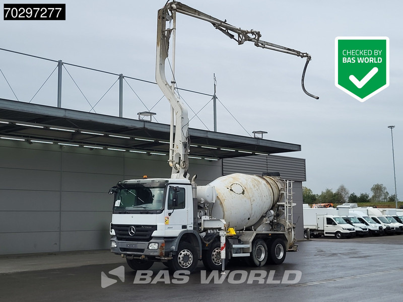 Mercedes-Benz Actros 3241 8X4 Putzmeister TMM 21-3 PUMI 7m3 Liebherr Big-Axle 3-Pedals Euro 4 - Betonpumpe: billede 1 Mercedes-Benz Actros 3241 8X4 Putzmeister TMM 21-3 PUMI 7m3 Liebherr Big-Axle 3-Pedals Euro 4 - Betonpumpe: billede 1