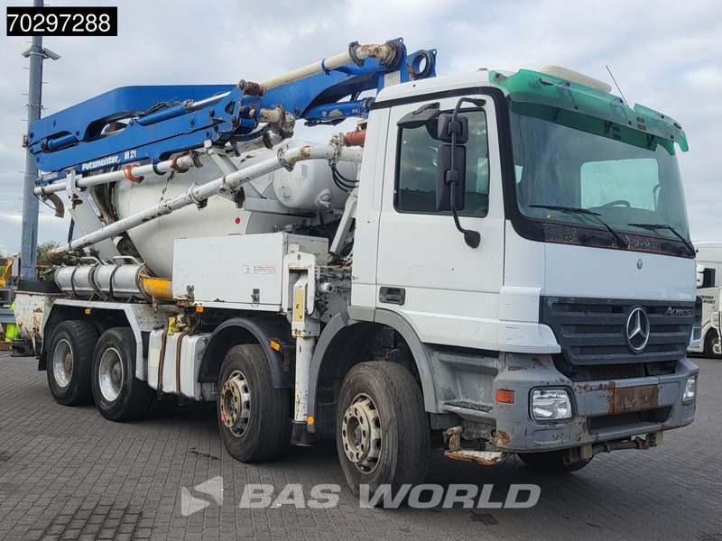 Mercedes-Benz Actros 3241 8X4 Putzmeister TMM 21 +7m3 Liebherr PUMI Steelsuspension 3-Pedals Euro 3 - Betonpumpe: billede 3 Mercedes-Benz Actros 3241 8X4 Putzmeister TMM 21 +7m3 Liebherr PUMI Steelsuspension 3-Pedals Euro 3 - Betonpumpe: billede 3