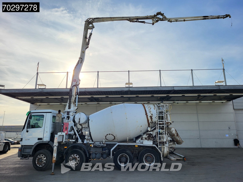 Mercedes-Benz Actros 3241 8X4 Putzmeister TMM 21-G2 PUMI 7m3 Mixer Big-Axle Steelsuspension 3-Pedals Euro 3 - Betonpumpe: billede 2 Mercedes-Benz Actros 3241 8X4 Putzmeister TMM 21-G2 PUMI 7m3 Mixer Big-Axle Steelsuspension 3-Pedals Euro 3 - Betonpumpe: billede 2