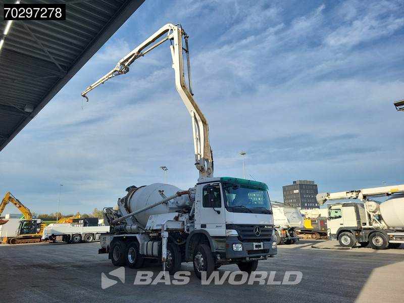 Mercedes-Benz Actros 3241 8X4 Putzmeister TMM 21-G2 PUMI 7m3 Mixer Big-Axle Steelsuspension 3-Pedals Euro 3 - Betonpumpe: billede 3 Mercedes-Benz Actros 3241 8X4 Putzmeister TMM 21-G2 PUMI 7m3 Mixer Big-Axle Steelsuspension 3-Pedals Euro 3 - Betonpumpe: billede 3