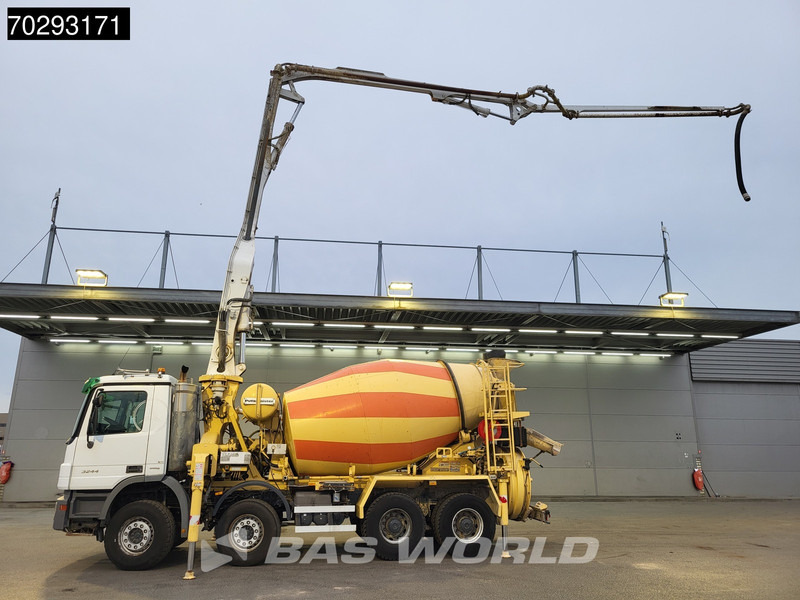 Mercedes-Benz Actros 3244 8X4 Retarder Putzmeister 24 Mtrs Pumi Big-Axle 3-Pedals Euro 4 - Betonpumpe: billede 5 Mercedes-Benz Actros 3244 8X4 Retarder Putzmeister 24 Mtrs Pumi Big-Axle 3-Pedals Euro 4 - Betonpumpe: billede 5