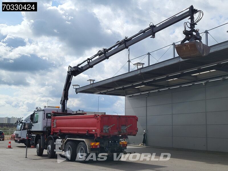 Mercedes-Benz Actros 4141 8X4 HIAB 166 D-4 Hiduo Crane 11m3 2-way tipper Steelsuspension Big-Axle Euro 5 - Tipvogn lastbil, Lastbil med kran: billede 2 Mercedes-Benz Actros 4141 8X4 HIAB 166 D-4 Hiduo Crane 11m3 2-way tipper Steelsuspension Big-Axle Euro 5 - Tipvogn lastbil, Lastbil med kran: billede 2