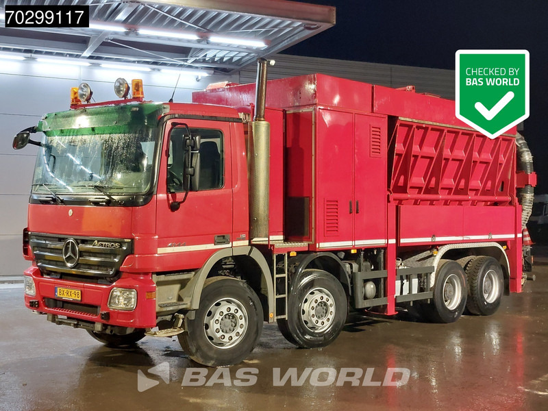Mercedes-Benz Actros 4144 Actros 8X4 10m3 RESCHWITZER ESE 32/10-DV-K Saugbagger Big-Axle Euro 5 - Slamsugemaskine: billede 1 Mercedes-Benz Actros 4144 Actros 8X4 10m3 RESCHWITZER ESE 32/10-DV-K Saugbagger Big-Axle Euro 5 - Slamsugemaskine: billede 1