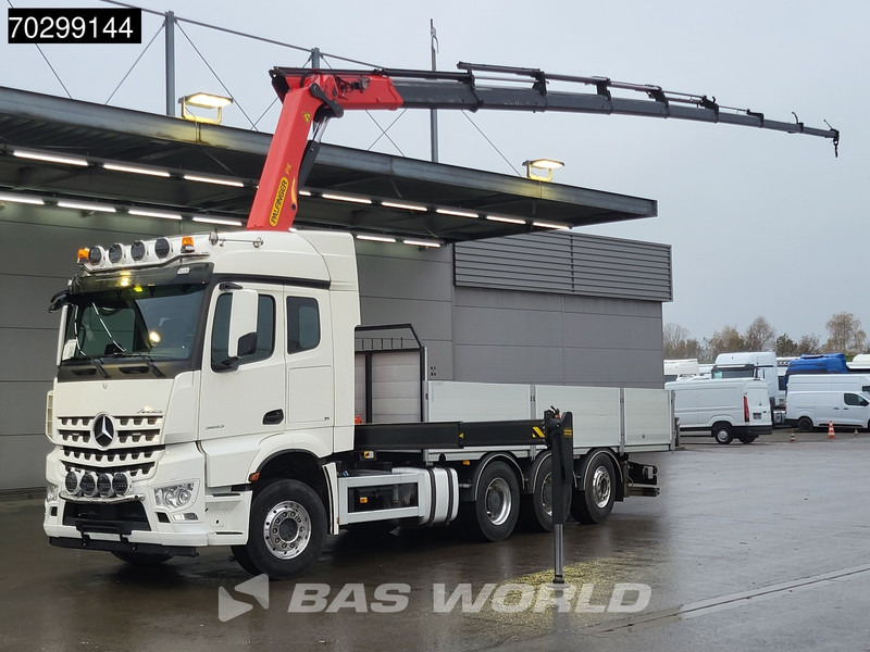 Mercedes-Benz Aroc 3653 Arocs 8X4 Palfinger PK26002-EH G Kran Crane Remote Lift + steering axle Euro 6 - Lastbil med lad, Lastbil med kran: billede 1 Mercedes-Benz Aroc 3653 Arocs 8X4 Palfinger PK26002-EH G Kran Crane Remote Lift + steering axle Euro 6 - Lastbil med lad, Lastbil med kran: billede 1