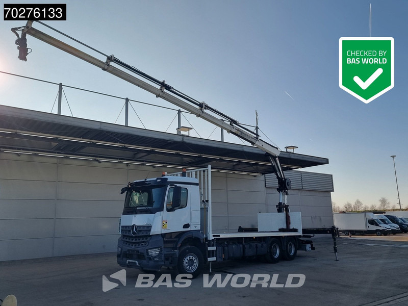 Mercedes-Benz Arocs 2636 6X4 HIAB X-HIDUO 188 ES-S Crane Kran Big axle Euro 6 - Lastbil med lad, Lastbil med kran: billede 1 Mercedes-Benz Arocs 2636 6X4 HIAB X-HIDUO 188 ES-S Crane Kran Big axle Euro 6 - Lastbil med lad, Lastbil med kran: billede 1