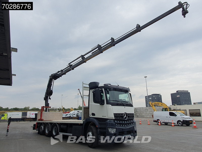 Mercedes-Benz Arocs 3240 8X4 HIAB 211E-6 HIPRO Big-Axle Lift+Steering Navi Euro 6 - Lastbil med lad, Lastbil med kran: billede 3 Mercedes-Benz Arocs 3240 8X4 HIAB 211E-6 HIPRO Big-Axle Lift+Steering Navi Euro 6 - Lastbil med lad, Lastbil med kran: billede 3
