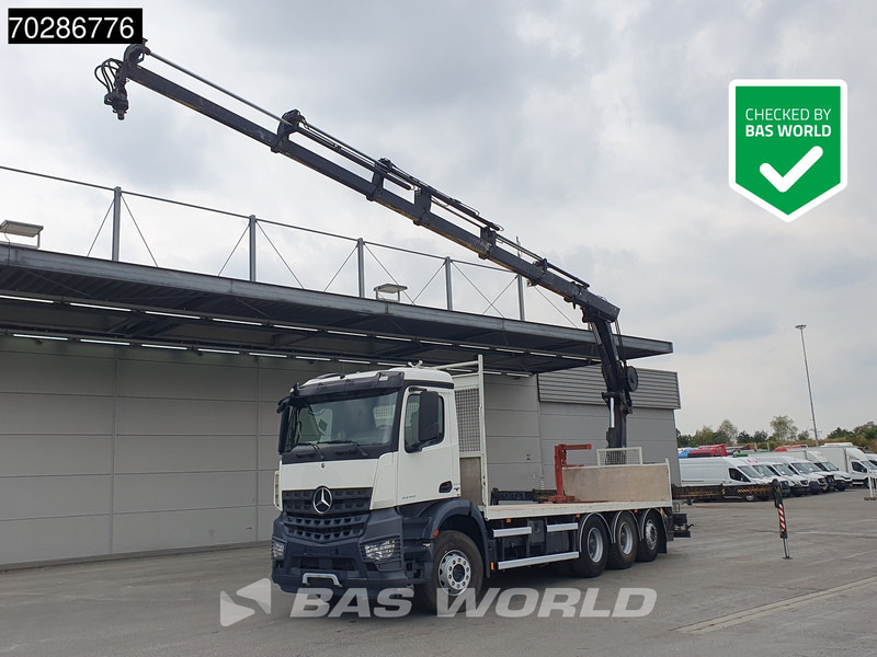 Mercedes-Benz Arocs 3240 8X4 HIAB 211E-6 HIPRO Big-Axle Lift+Steering Navi Euro 6 - Lastbil med lad, Lastbil med kran: billede 1 Mercedes-Benz Arocs 3240 8X4 HIAB 211E-6 HIPRO Big-Axle Lift+Steering Navi Euro 6 - Lastbil med lad, Lastbil med kran: billede 1