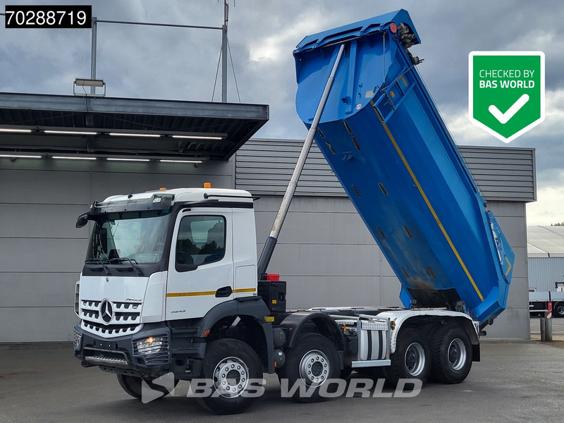Mercedes-Benz Arocs 3243 8X4 Retarder 18m3 Marrel Steelsuspension Automatic MirrorCam Navi Euro 6 - Tipvogn lastbil: billede 1 Mercedes-Benz Arocs 3243 8X4 Retarder 18m3 Marrel Steelsuspension Automatic MirrorCam Navi Euro 6 - Tipvogn lastbil: billede 1