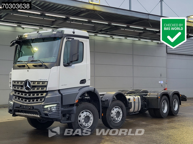 Mercedes-Benz Arocs 4140 8X4 NEW! Chassis Automatic Steelsuspension Euro 5 - Lastbil chassis: billede 1 Mercedes-Benz Arocs 4140 8X4 NEW! Chassis Automatic Steelsuspension Euro 5 - Lastbil chassis: billede 1