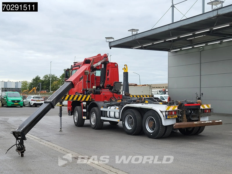 Mercedes-Benz Arocs 4145 8X4 NL-Truck HMF RCL 5300 Crane Hyva 26-51-S Hooklift Steelsuspension Big-Axle Automatic Euro 6 - Lastbil kroghejs, Lastbil med kran: billede 3 Mercedes-Benz Arocs 4145 8X4 NL-Truck HMF RCL 5300 Crane Hyva 26-51-S Hooklift Steelsuspension Big-Axle Automatic Euro 6 - Lastbil kroghejs, Lastbil med kran: billede 3