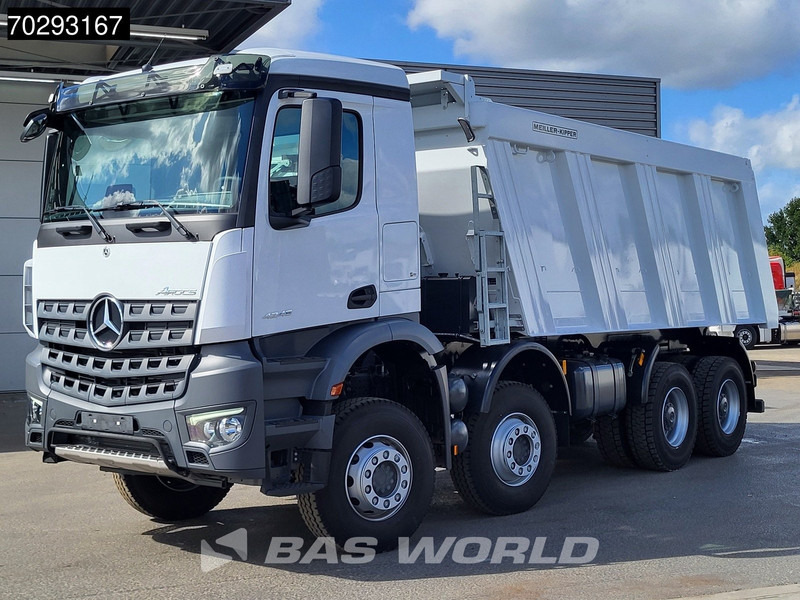 Mercedes-Benz Arocs 4145 8X4 New! 22m3 Meiller Kipper Big-Axle Steelsuspension Manual Euro 3 - Tipvogn lastbil: billede 5 Mercedes-Benz Arocs 4145 8X4 New! 22m3 Meiller Kipper Big-Axle Steelsuspension Manual Euro 3 - Tipvogn lastbil: billede 5