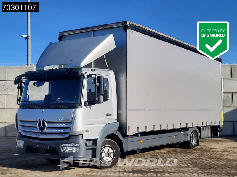 Mercedes-Benz Atego 1224 4X2 12tonner 280cm height box 1500kg Ladebordwand Automatic Euro 6 - Lastbil med presenning: billede 1 Mercedes-Benz Atego 1224 4X2 12tonner 280cm height box 1500kg Ladebordwand Automatic Euro 6 - Lastbil med presenning: billede 1