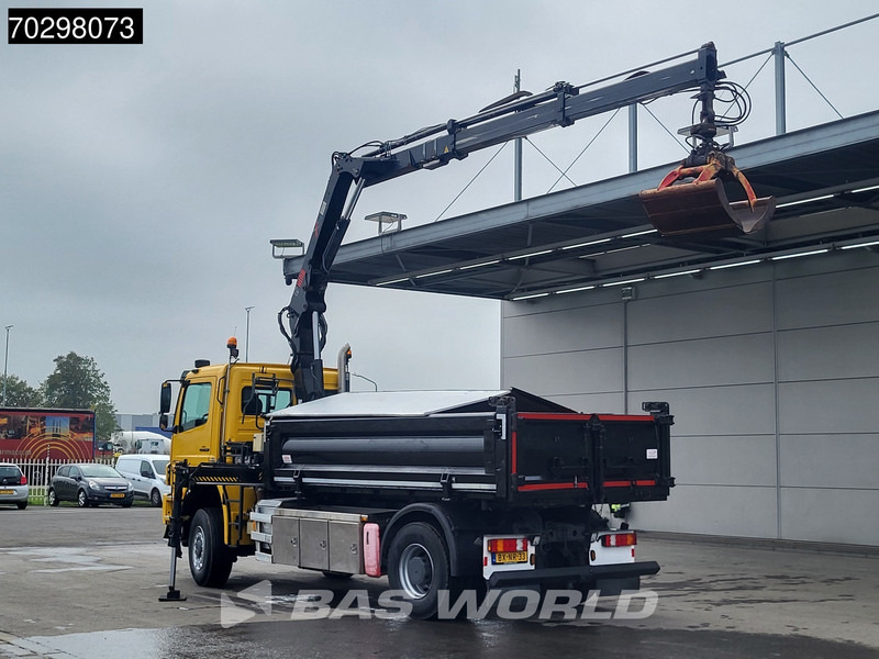 Mercedes-Benz Axor 2124 Axor 4X4 HIAB 122 B-2 HIDUO Crane Tipper Full Steel Big-Axle Euro 5 - Tipvogn lastbil, Lastbil med kran: billede 2 Mercedes-Benz Axor 2124 Axor 4X4 HIAB 122 B-2 HIDUO Crane Tipper Full Steel Big-Axle Euro 5 - Tipvogn lastbil, Lastbil med kran: billede 2