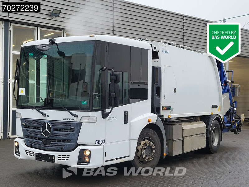 Mercedes-Benz Econic 1830 4X2 CNG Engine 13m3 NTM KGLS-HL Big-Axle Euro 6 - Affaldsmaskine: billede 1 Mercedes-Benz Econic 1830 4X2 CNG Engine 13m3 NTM KGLS-HL Big-Axle Euro 6 - Affaldsmaskine: billede 1