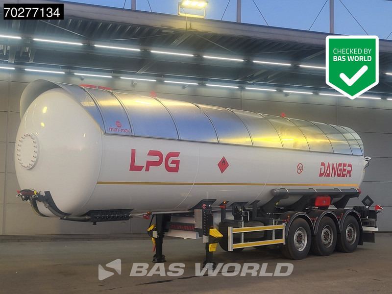Mim-Mak LPG TRANSPORT TANK 3 axles NEW 48m3 Liftachse Gas ADR - Tanksættevogn: billede 1 Mim-Mak LPG TRANSPORT TANK 3 axles NEW 48m3 Liftachse Gas ADR - Tanksættevogn: billede 1