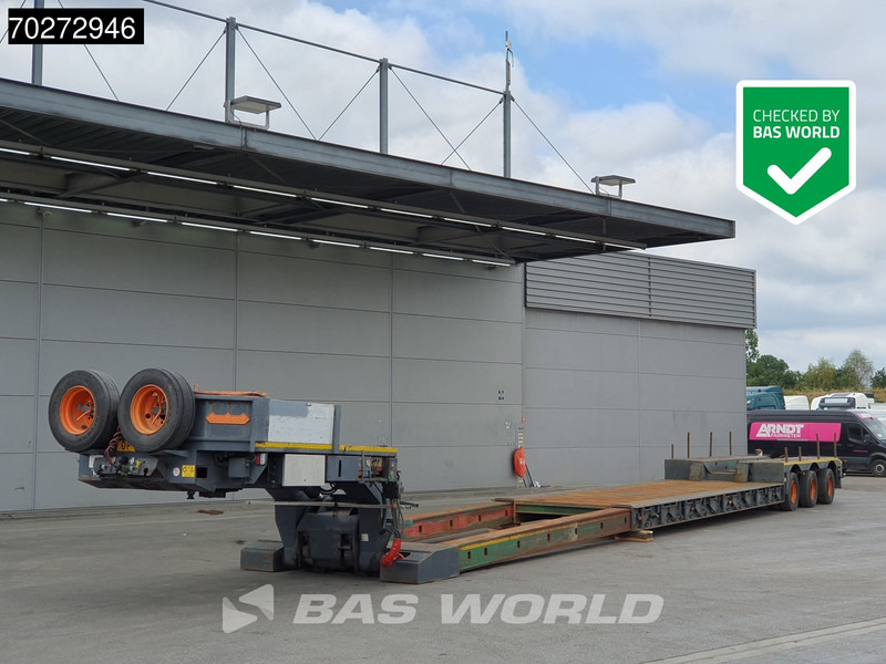 Nooteboom EURO-48-03 3x Lenkachse Extendable Gooseneck - Nedbygget platform sættevogn: billede 1 Nooteboom EURO-48-03 3x Lenkachse Extendable Gooseneck - Nedbygget platform sættevogn: billede 1