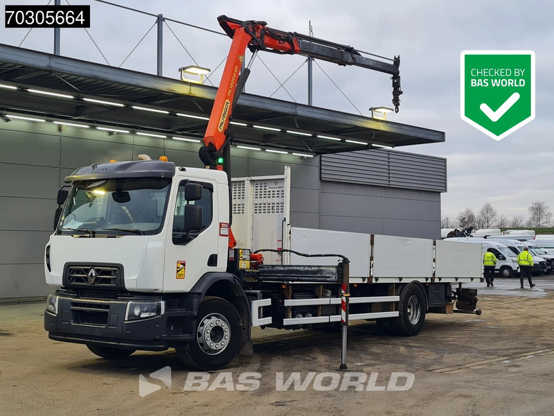 Renault C 280 4X2 Palfinger PK12002 - EH Crane Kran Rotator Automatic Euro 6 - Lastbil med lad, Lastbil med kran: billede 1 Renault C 280 4X2 Palfinger PK12002 - EH Crane Kran Rotator Automatic Euro 6 - Lastbil med lad, Lastbil med kran: billede 1