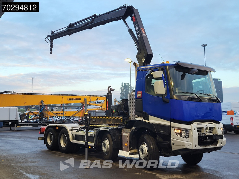 Renault C 430 8X4 HIAB X-Hiduo 188 B-2 Crane + Hook Full Steel Big-Axle Euro 6 - Lastbil kroghejs, Lastbil med kran: billede 3 Renault C 430 8X4 HIAB X-Hiduo 188 B-2 Crane + Hook Full Steel Big-Axle Euro 6 - Lastbil kroghejs, Lastbil med kran: billede 3
