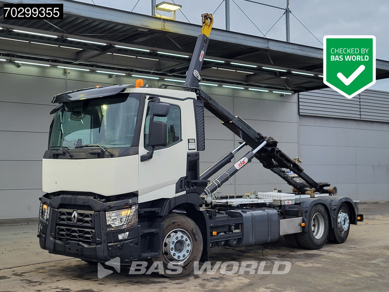 Renault C 460 6X2 20 tons Hyva 20-57-S containersystem Lift+steering Axle Automatic LED - Lastbil kroghejs: billede 1 Renault C 460 6X2 20 tons Hyva 20-57-S containersystem Lift+steering Axle Automatic LED - Lastbil kroghejs: billede 1