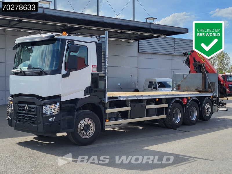Renault C 480 8X4 Palfinger PK24.001 SLD5 Crane Kran Automatic Liftachse Euro 6 - Lastbil med lad, Lastbil med kran: billede 1 Renault C 480 8X4 Palfinger PK24.001 SLD5 Crane Kran Automatic Liftachse Euro 6 - Lastbil med lad, Lastbil med kran: billede 1