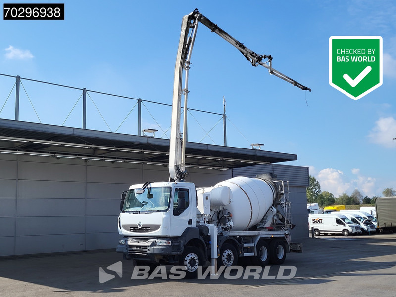 Renault Kerax 410 8X4 Mecbo PUMI 24 Mtr 7m3 mixer Automatic Euro 4 - Betonpumpe: billede 1 Renault Kerax 410 8X4 Mecbo PUMI 24 Mtr 7m3 mixer Automatic Euro 4 - Betonpumpe: billede 1