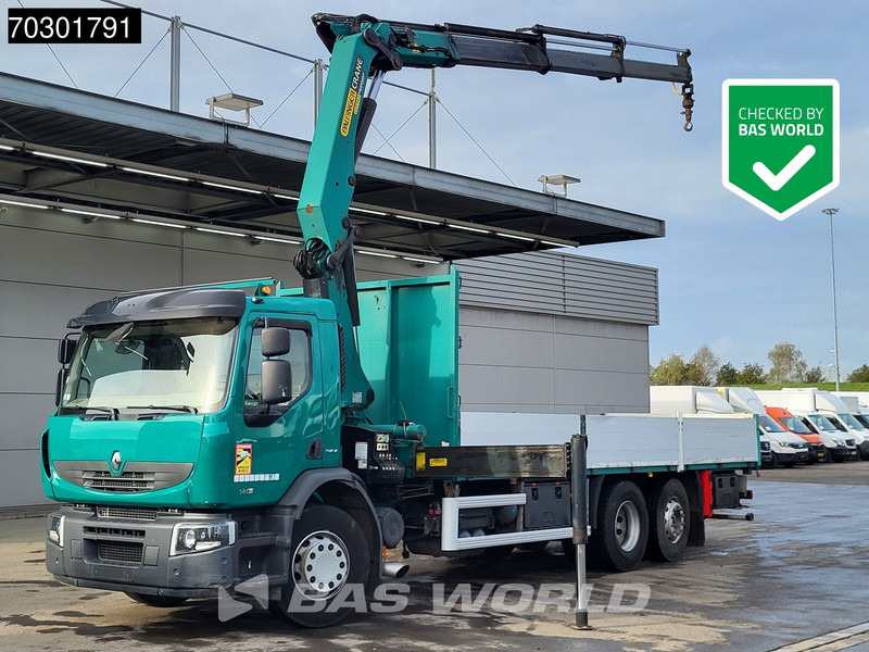 Renault Premium 380 6X2 Palfinger PK20002 Crane Kran Lift+Steering Axle Air suspension Euro 5 - Lastbil med lad, Lastbil med kran: billede 1 Renault Premium 380 6X2 Palfinger PK20002 Crane Kran Lift+Steering Axle Air suspension Euro 5 - Lastbil med lad, Lastbil med kran: billede 1
