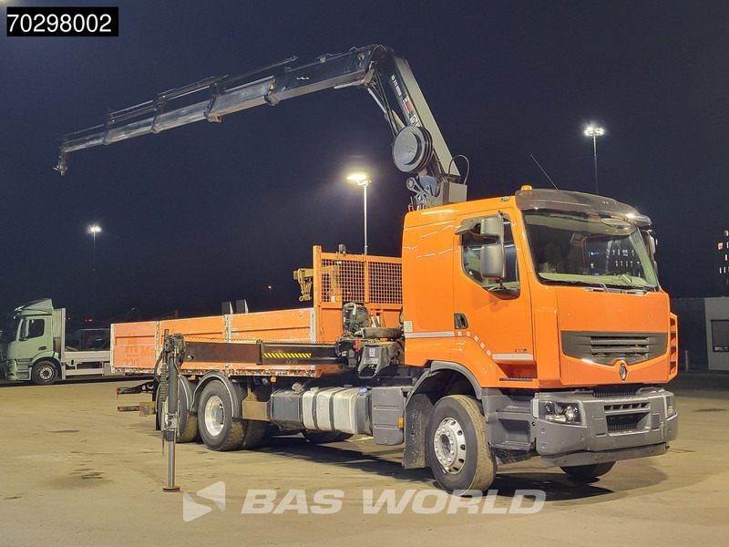 Renault Premium 430 Lander 6X4 211 EP-4 HIDUO Kran Crane Automatic Airco Euro 5 - Lastbil med lad, Lastbil med kran: billede 2 Renault Premium 430 Lander 6X4 211 EP-4 HIDUO Kran Crane Automatic Airco Euro 5 - Lastbil med lad, Lastbil med kran: billede 2