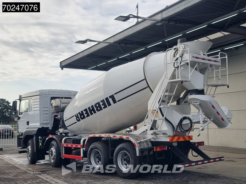 SHACMAN 8x4 EURO 6 8X4 NEW! 8m3 Liebherr Mixer Big-Axle Steel Suspension - Betonbil: billede 2 SHACMAN 8x4 EURO 6 8X4 NEW! 8m3 Liebherr Mixer Big-Axle Steel Suspension - Betonbil: billede 2